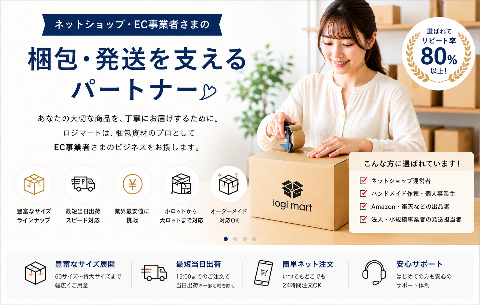 EC物販ならロジマートバナー