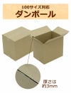 100サイズのダンボールが空いてる状態