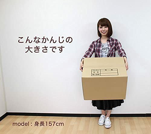 130サイズダンボール画像を持った状態の画像